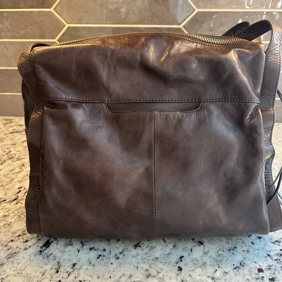 HOBO Brown Hobo Bag in Soft Suede - Picture 4 of 5